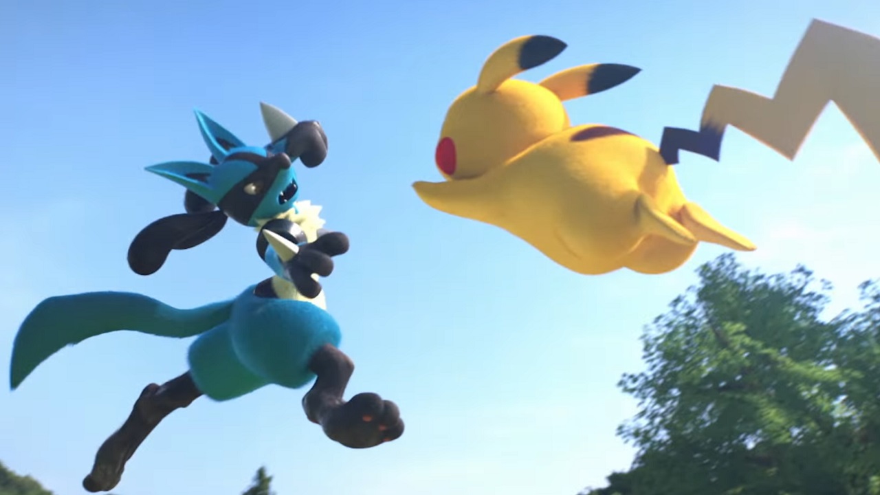 lucario vs. pikachu